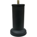 Adem Koç Plastik Adem Koç Mobilya Baza Ayağı 12 cm Texture Siyah - M8 İnce Diş