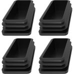 Adem Koç Plastik Dikdörtgen Içe Geçme Profil Tapası (Kutu) 4'lü - 20x50 mm