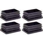 Adem Koç Plastik Dikdörtgen Içe Geçme Profil Tapası (Kutu) 4'lü - 60x80 mm