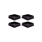 Adem Koç Plastik Kare Içe Geçme Profil Tapası (Kutu) (4 Adet) - 100x100 mm
