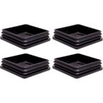 Adem Koç Plastik Kare Içe Geçme Profil Tapası (Kutu) (4 Adet) - 120x120 mm
