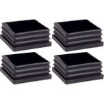 Adem Koç Plastik Kare Içe Geçme Profil Tapası (Kutu) 4'lü - 60x60 mm