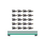 Adem Koç Vantuzlu Metal Cam Raf Pimi 5 Mm 20 Adet