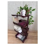 aden home senin evin senin dünyan Ahşap Kitaplık, Dekoratif Ahşap Kitaplık, Dosya dolabı, Tekerlekli Çok Amaçlı Dolap, AKTP02