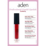 Aden Professional Liquid Lipstick - Profesyonel Likit Ruj 14 Cranberry(Kızılcık) - Belirtilmemiş