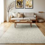 Aden Sisal Hasır Dokuma Halı | 100x240 cm | Makinede Yıkanabilir | Kaymaz Tabanlı | Gri | SSL0101