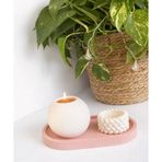 AdenA Ev dekorasyonu obje küre tea light mumluk
