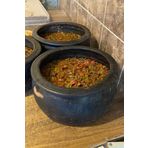 AdenArt Doğal Toprak Kuzuluk Güveç Tencere 30-35 Kişilik 20 Litre 40x20 Cm (KAPAKSIZ)