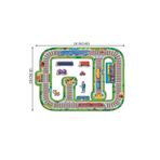 Adeno Oyuncak Araba, Araç Parkuru (LARGE) -eğitici Ve Eğlenceli Yol Yapım Ahşap Oyuncak - Otoban Puzzle