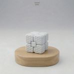 Adens Shop Sonsuz Küp / Stres Atıcı, Eğlenceli ve Taşınabilir Fidget Oyuncağı - Beyaz
