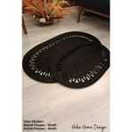 ADES HOME DESİGN Jüt 2'li Hasır, Paspas, Banyo Paspası, Kapı önü paspası, Balkon,ModaCardin, paspas takımı