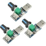 Adet 5W USB Fan Hava Hacmi Hızı Kademesiz Regülatör Modülü USB Hız Kontrol Cihazı Dc 5V USB Erkek Girişi DC4-12V 2.5-8V (Yurt Dışından)