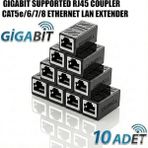 Adet RJ45 Dişi Dişi Cat5/6/7/8 Ethernet Lan Ağı Birleştirici Aparatı 10PCS Internet Kablo Uzat