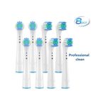 Adet Yeni Sb17a-brush Head Nozulları Braun Oral B İçin Yedek Diş Fırçası Başlığı Hassas Temiz Sensi Ultra İnce Sakız Ba