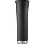 Adhoc MILANO Siyah Elektrikli Tuz ve Biber Değirmeni 20cm Ø5cm,Led Işıklı