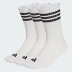 adidas 3 şeritli yastıklı spor giyim ekip çorap 3 çift paket