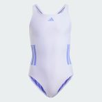 Adidas 3 Stripes C-Back Çocuk Yüzücü Mayosu - Mor - 5 - 6 Yaş