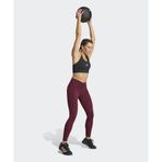adidas 3 Stripes Studio All Me 7/8 X-Over Leggings Kadın Bordo Tayt - HZ0872-001