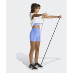 adidas 3 Stripes Studio All Me Booty Short Leggings Kadın Mavi Tayt - HZ0869-001
