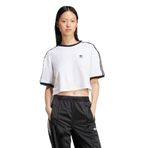 Adidas 3S Loose Crop Beyaz Kadın T-shirt