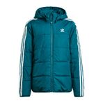 adidas Adicolor Çocuk Montu, Legacy Teal, 9-10 Yaş