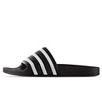 adidas Adilette, Terlik Adam, Siyah (Çekirdek Siyah/Beyaz/Siyah Çekirdek), 36 2/3 AB