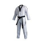 Adidas ADITF02 Fighter Siyah Beyaz 3 Taekwondo Elbisesi
