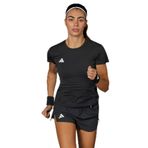 adidas Adizero Essentials Running Kadın Tişört Siyah L