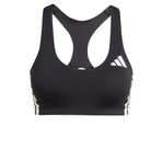 adidas Adizero Run Medium Support Kadın Büstiyer Siyah XS