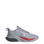 adidas Alphabounce+ Erkek Koşu Ayakkabısı, Halo Gümüş/Sihirli Gri Met/Çekirdek Siyah, 46 EU