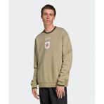 adidas Badge Crewneck Sweatshirt Erkek Yeşil Sweatshirt - JX3067-001