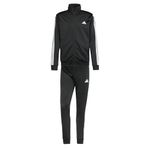 Adidas Basic 3 Stripes Siyah Beyaz Triko Erkek Eşofman Takımı