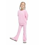 adidas Baskılı Kız Çocuk Eşofman Takımı Ke0485 Crew Set, 110 CM, 5003344478, Pembe, kız-çocuk