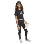 adidas Baskılı Siyah Kız Çocuk T-Shirt, KB7295 JG TR-ES GL TEE