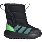 Adidas Bebek Siyah Bot Winterplay I JQ3603 Suya Dayanıklı Erkek Çocuk İçin Konforlu Tasarım