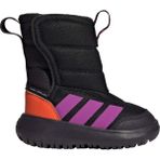 adidas Bebek Siyah Bot Winterplay I JS4080 Erkek Çocuk İçin Suya Dayanıklı Tabanlı Konforlu Ayakkabı