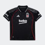 adidas Beşiktaş 25-26 Üçüncü Çocuk Siyah Futbol Forması.- - 7 - 8 Yaş