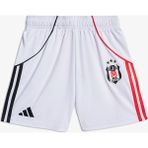 adidas Beşiktaş JK 25/26 Çocuk Beyaz İç Saha Futbol Şortu.- - 11 - 12 Yaş