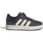adidas BREAKBASE C Unisex Spor Ayakkabı Düz Tabanlı Siyah Nefes Alabilir Yapı ile Günlük Kullanım