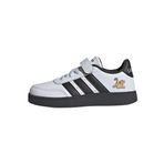 adidas BREAKNET LionKing EL C Üniseks Yetişkin Spor Ayakkabı, ftwr white, 31 1/2
