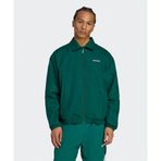 adidas Brushed Woven Track Top Erkek Yeşil Ceket - JX3071-001