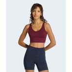adidas Burgundy 3 Stripes Studio All Me Light Support Bra Kadın Bordo Spor Sütyeni - HZ0874-001