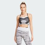 adidas By Stella Mccartney Truestrength Seamless Medium Support Kadın Büstiyer Gri S