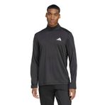 Adidas Camo 1/4 ZIP Black Siyah Uzun Kollu Erkek T-shirt