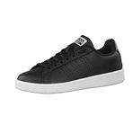 adidas Cloudfoam Advantage Clean kadın fitness ayakkabısı, Siyah Core Black Core Black Silver Met, 36 2/3 EU