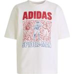 Adidas Çocuk T-Shirt Lk Mrvl Sm T JZ3567 - 4 - 5 Yaş - Beyaz