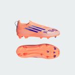 adidas Çocuk Turuncu Krampon F50 LEAGUE LL FG/MG J JH7742 Erkek Çocuklar İçin Hafif ve Hızlı