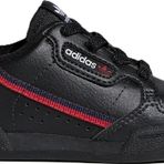 Adidas Continental 80 EL I Leather Kids Sneaker Hakiki Deri Lastik Bağcıklı Çocuk Günlük Spor Ayakkabı Siyah