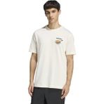 Adidas Cookie Erkek Ekru Yuvarlak Yaka Tişört - XL