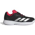 Adidas Courtflash K Unısex Tenis Ayakkabısı JR4451 - Siyah-Kırmızı-Beyaz